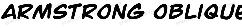 Armstrong Oblique Bold字体转换
